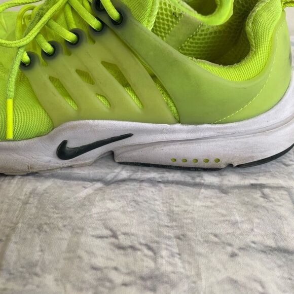 Nike Air Presto men 7 tie up low top athletic shoes neon yellow/green - Picture 2 of 13